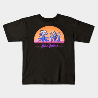 Jiu Jitsu Vaporwave Kids T-Shirt